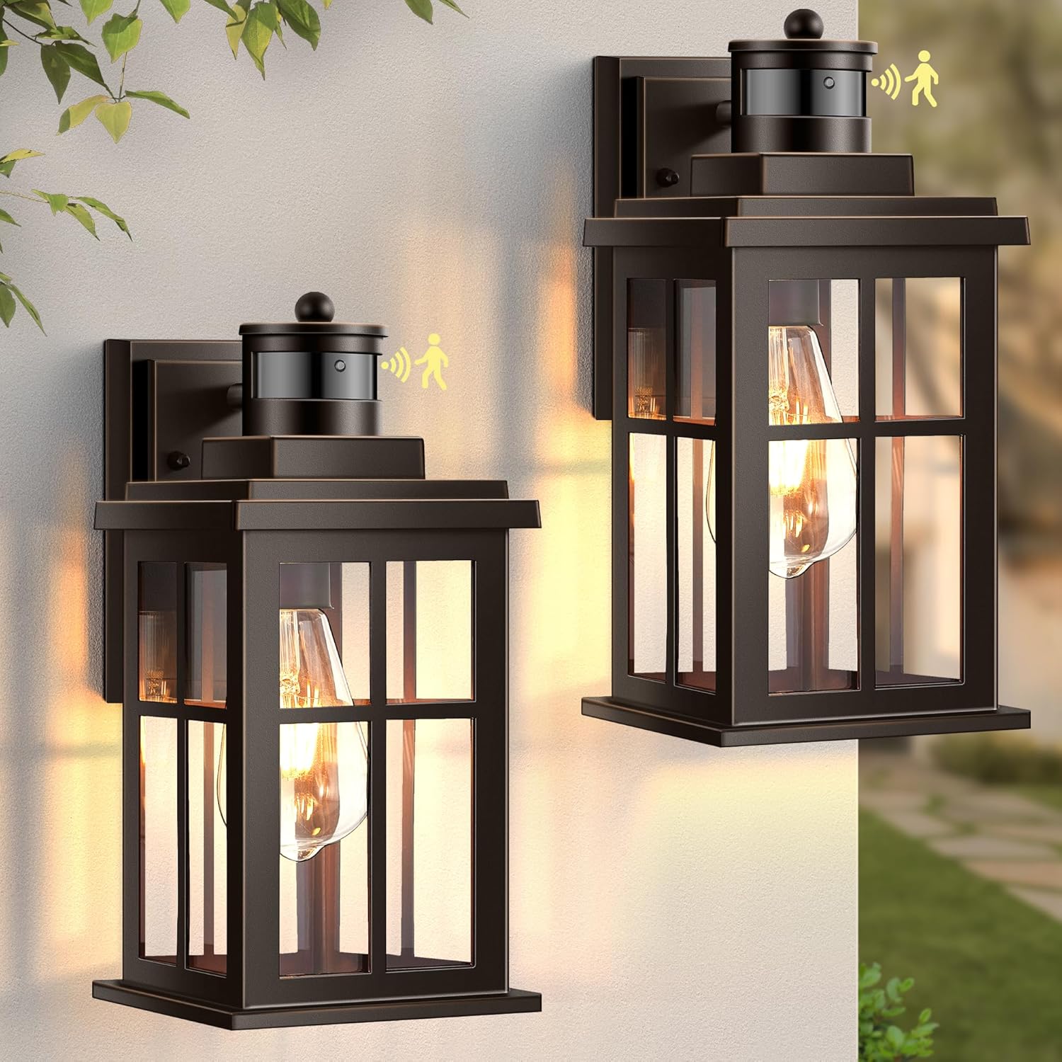 Outdoor Lighting Bronze - Oil Rubbed Bronze Porch Light 2-Pack