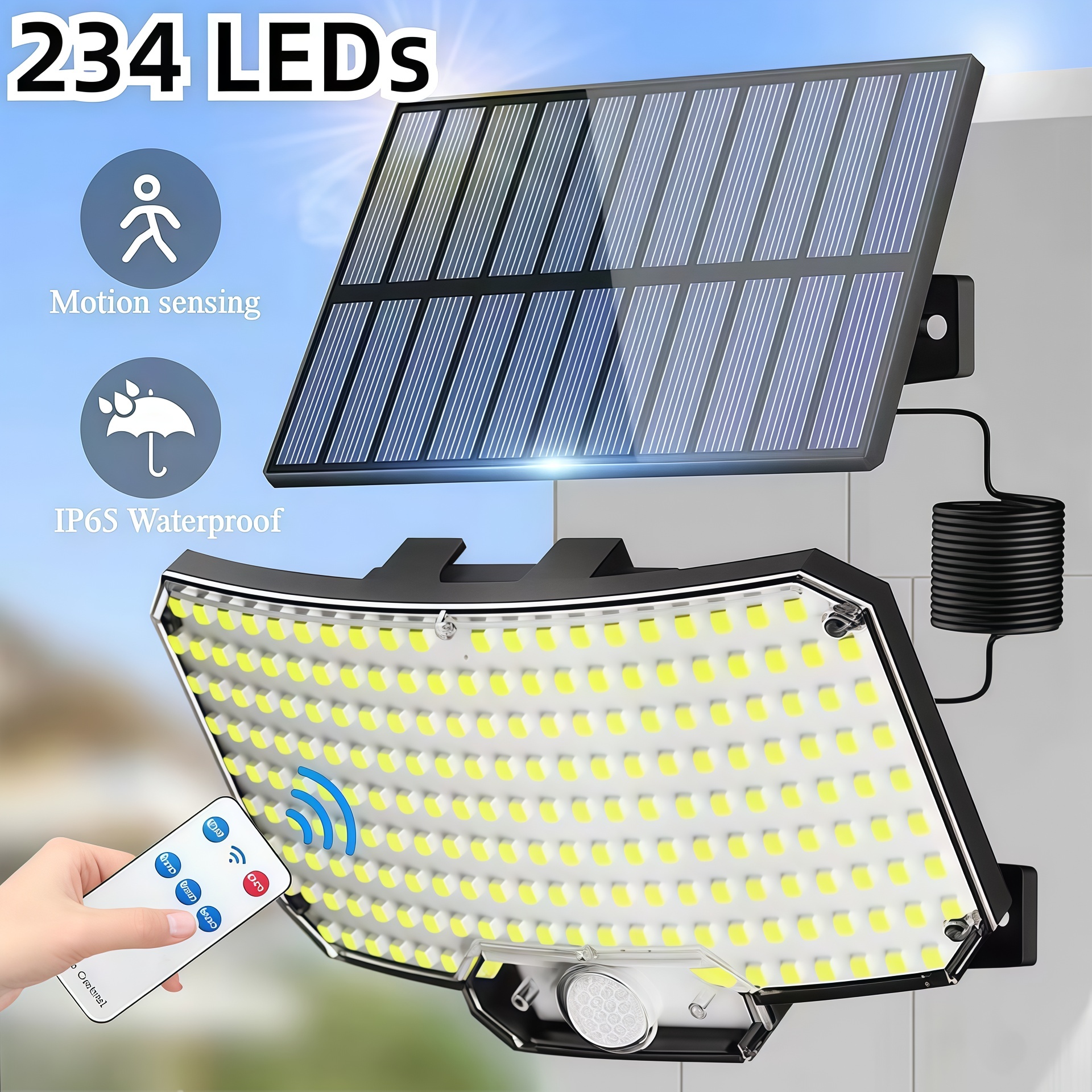 Outdoor Lighting Bronze - Outdoor Solar Lights 3 Modes Motion