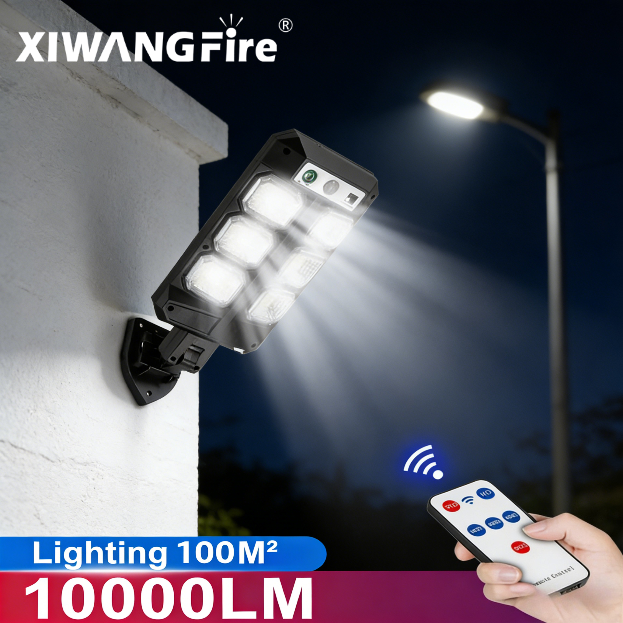 Outdoor Lighting Lamps - Outdoor Solar Street Lights, Waterproof Motion