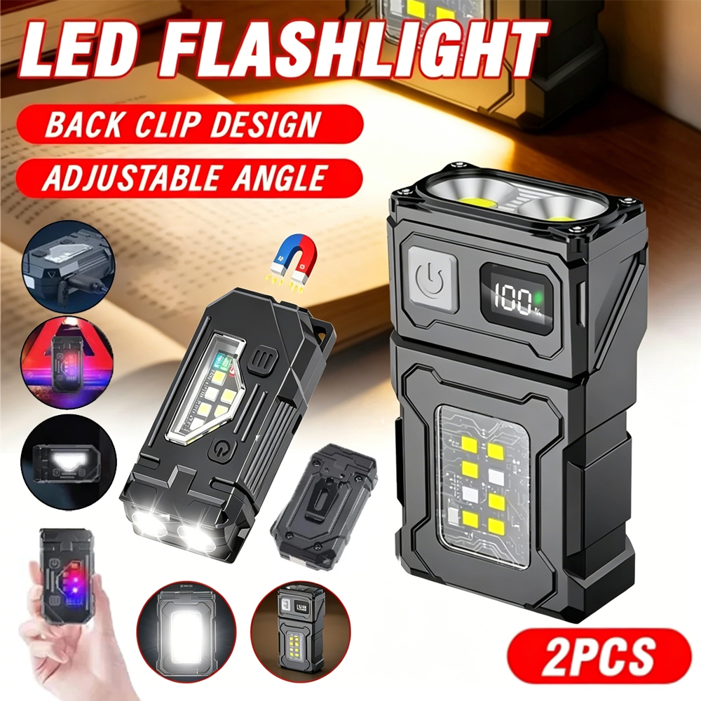 Outdoor Lighting Nearby - Mini USB Recharge LED Flashlight Tail