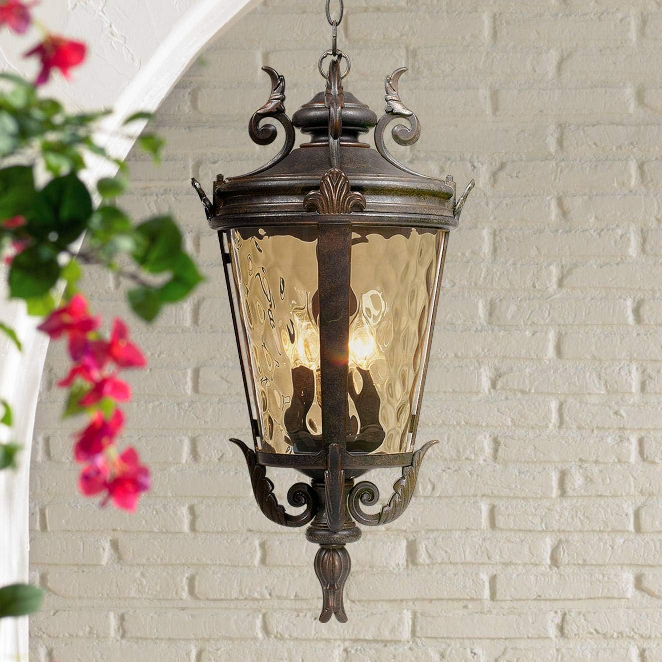 Outdoor Lighting Bronze - European Outdoor Ceiling Light Hanging Bronze