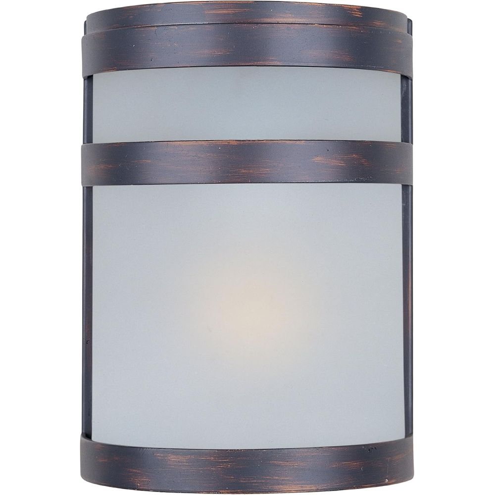 Outdoor Lighting Bronze - Contemporary 1-Light Outdoor Wall Sconce in