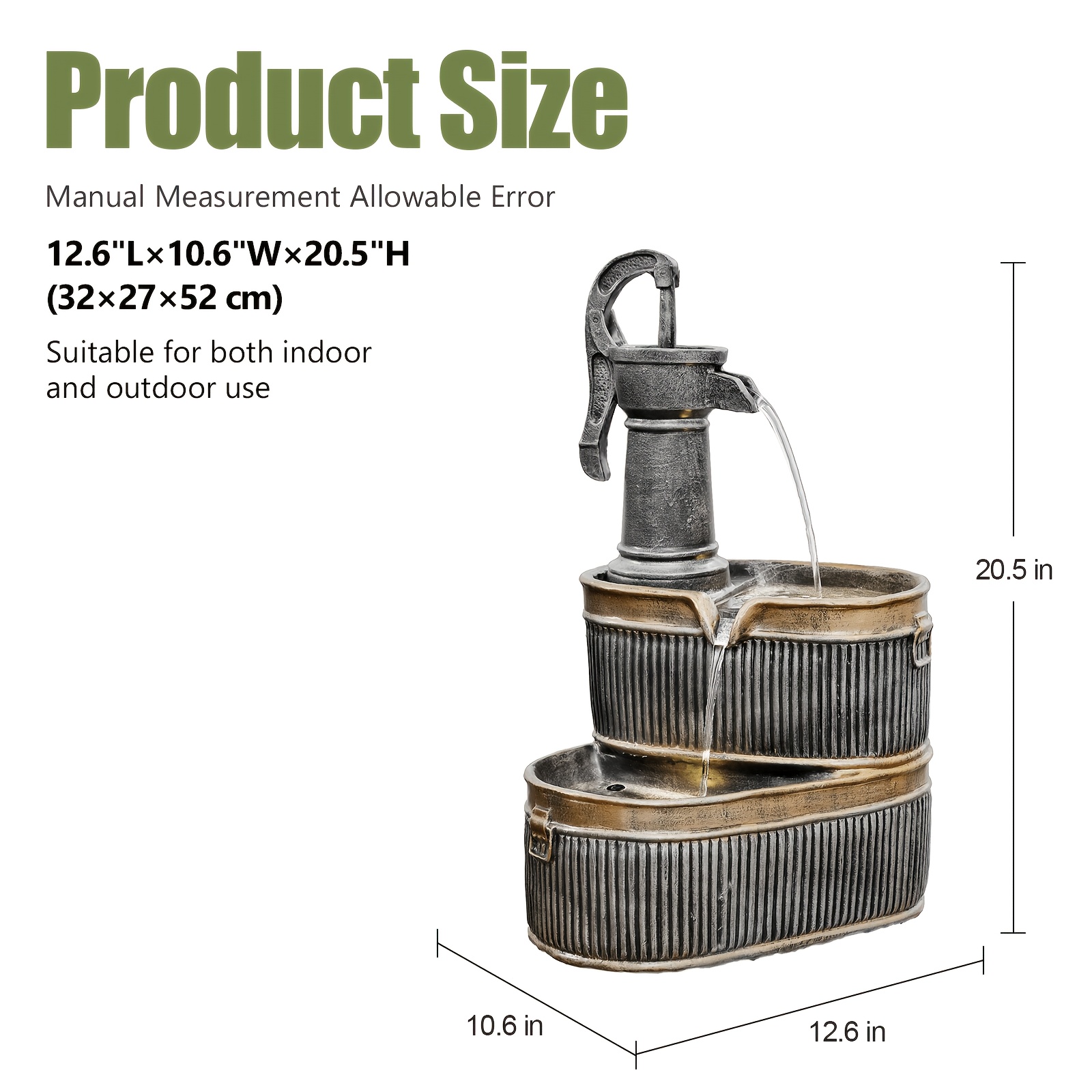Outdoor Rustic 2-Tier Barrel W - مراجعة Outdoor Lighting Bronze وسعره