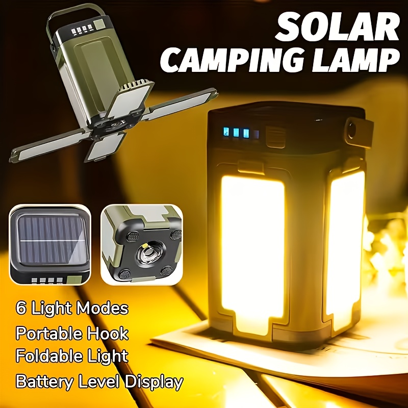 Solar Outdoor Portable Camping - مراجعة Outdoor Lighting Lamps وسعره