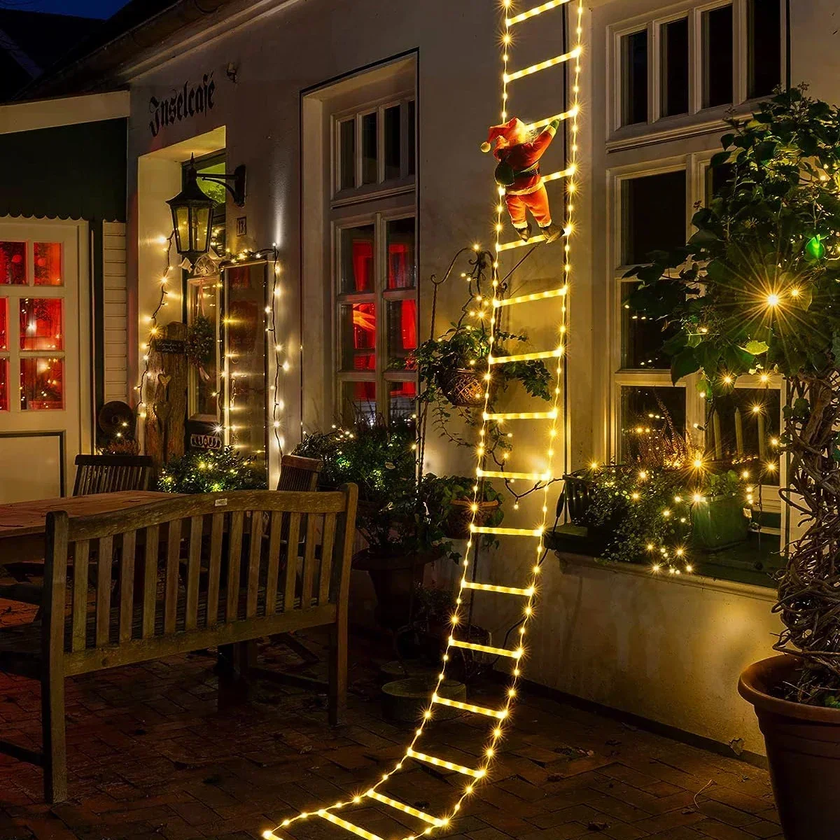 LED Ladder Light for Santa Cla - مراجعة Outdoor Lighting Tree وسعره