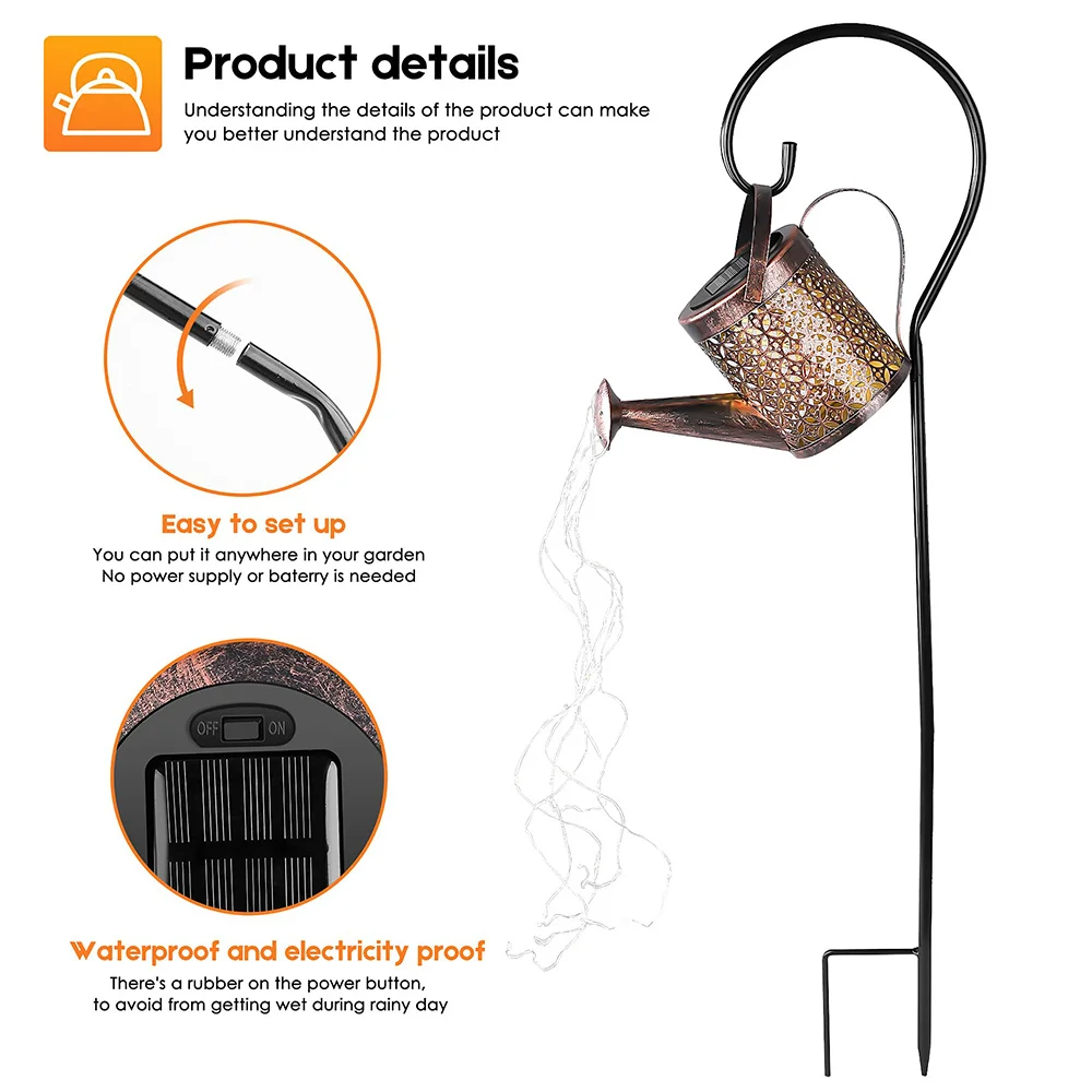 LED Solar Lights Outdoor Water - مراجعة Outdoor Lighting Bronze وسعره