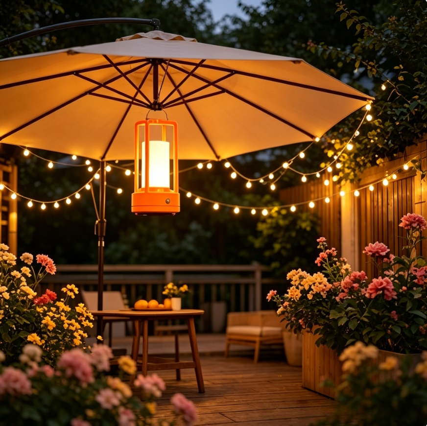 Modern Orange Cage Table Lamp  - مراجعة Outdoor Lighting Lamps وسعره