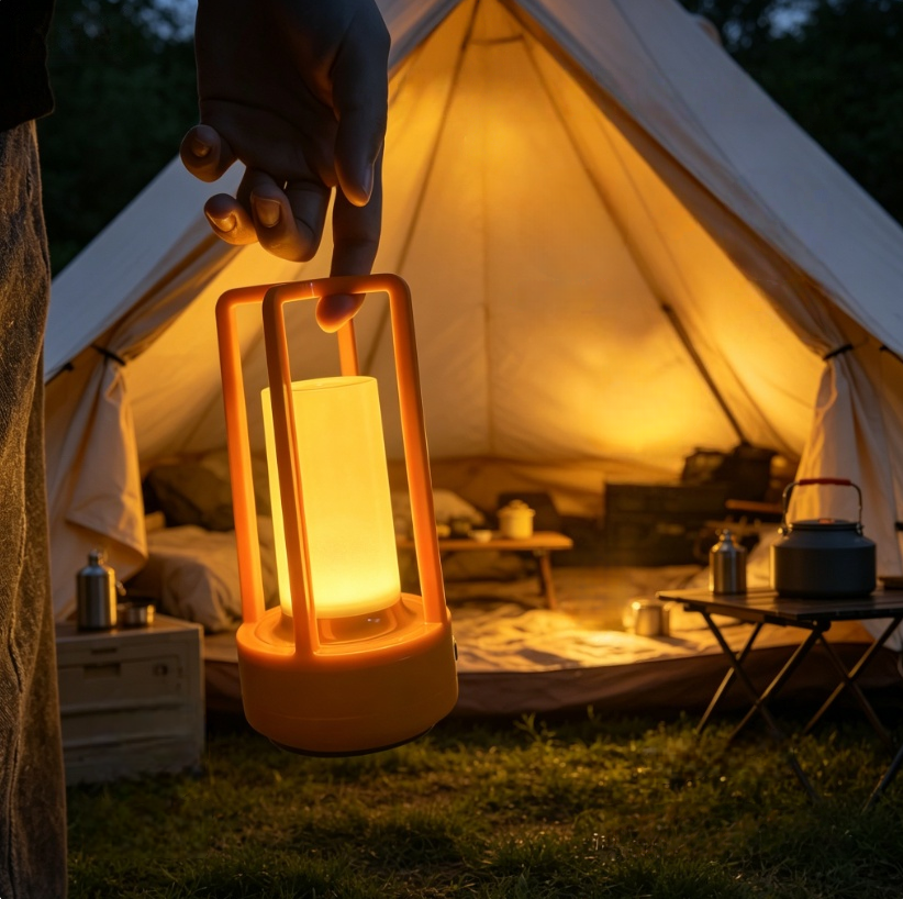 Modern Orange Cage Table Lamp  - مراجعة Outdoor Lighting Lamps وسعره
