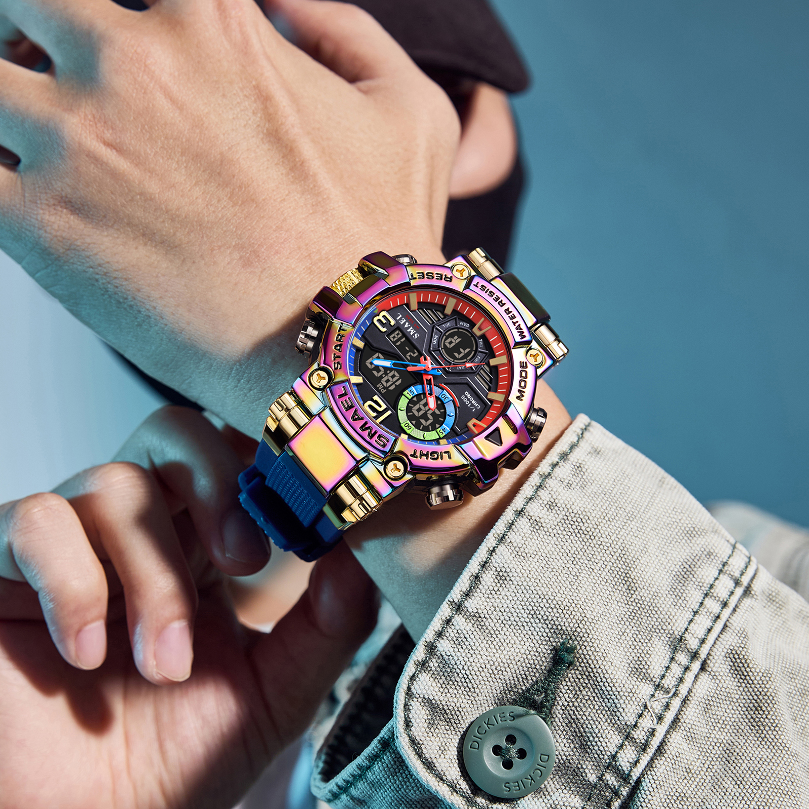 SMAEL Outdoor Men Watch Bronze - مراجعة Outdoor Lighting Bronze وسعره