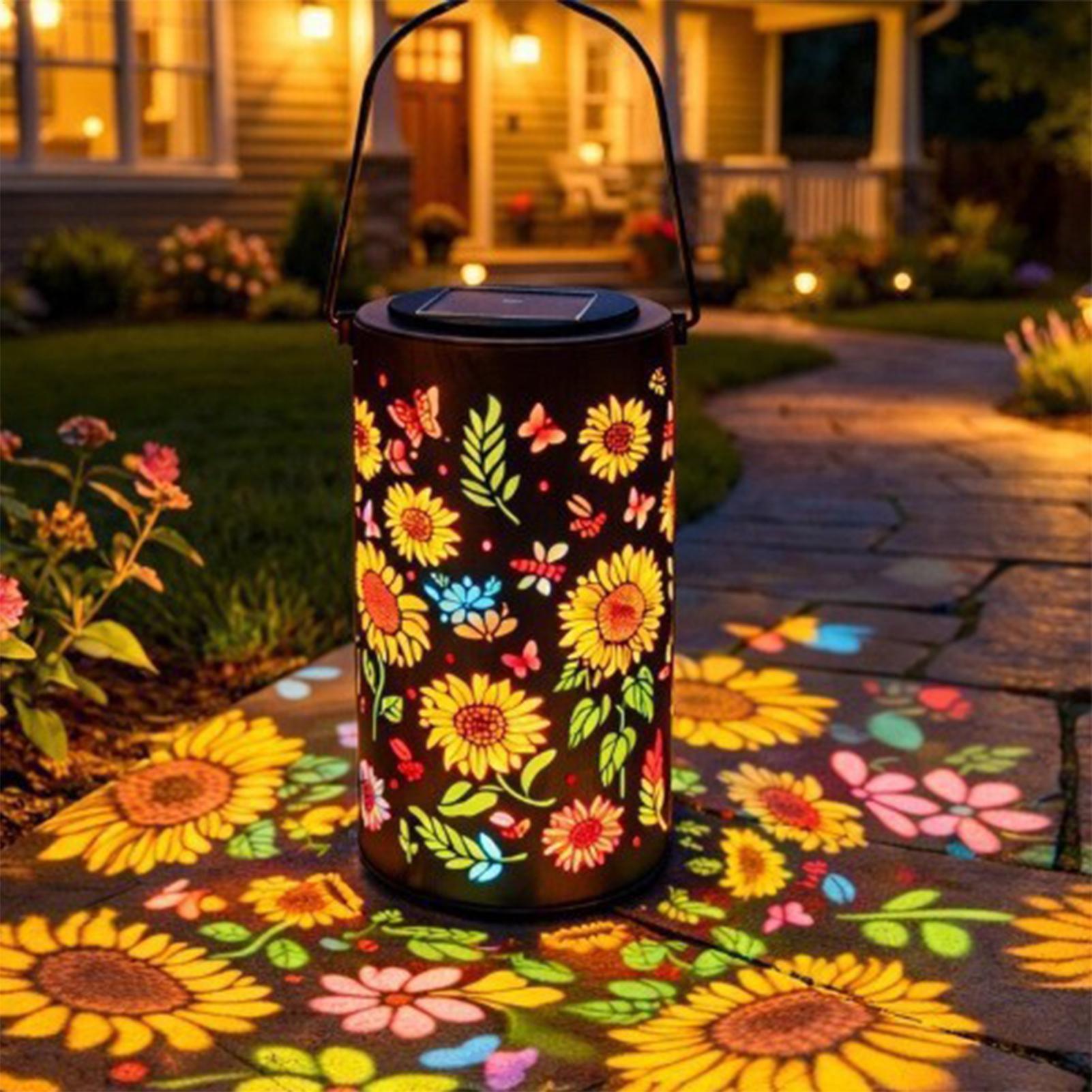 Sunflower Solar Lantern Weathe - مراجعة Outdoor Lighting Tree وسعره