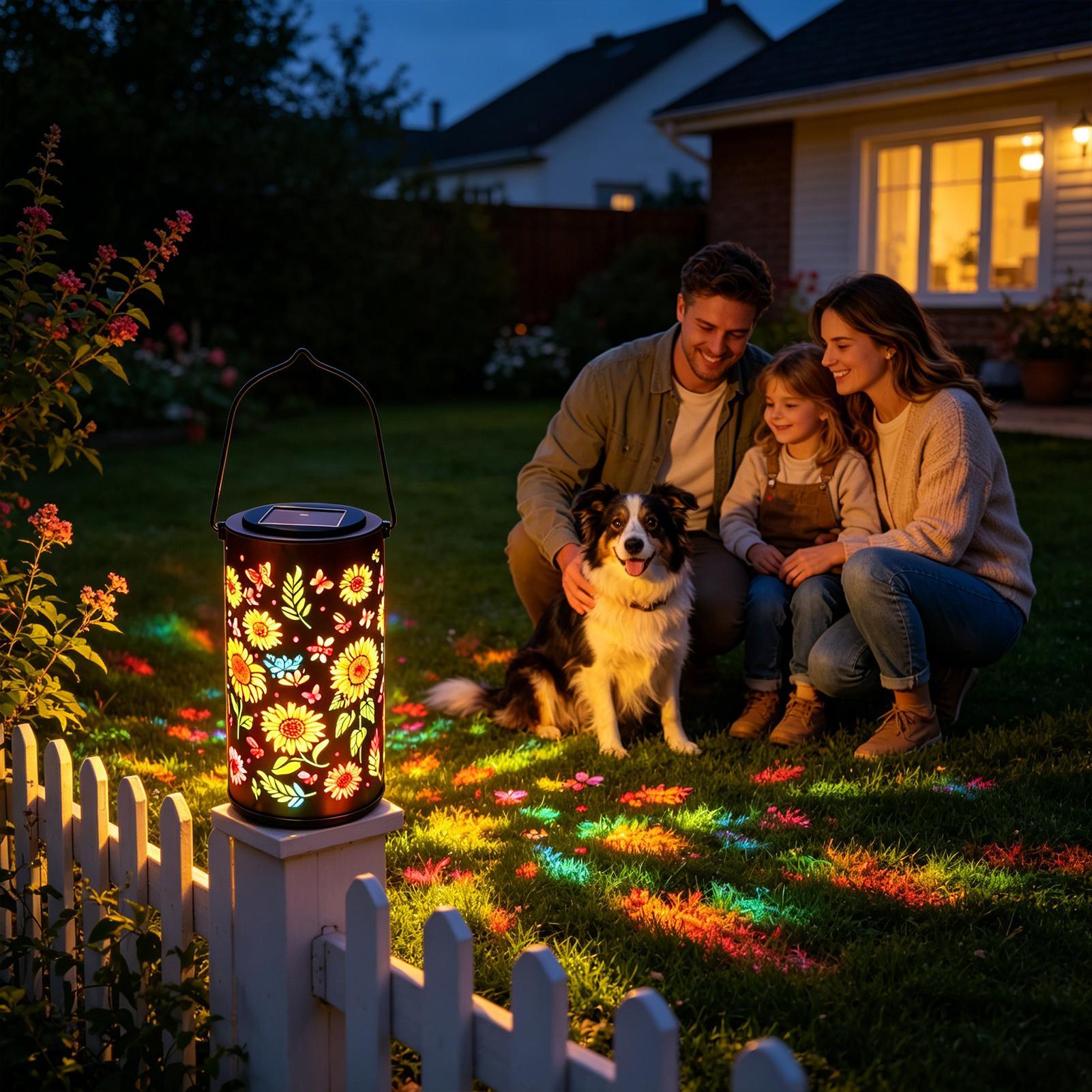 Sunflower Solar Lantern Weathe - مراجعة Outdoor Lighting Tree وسعره