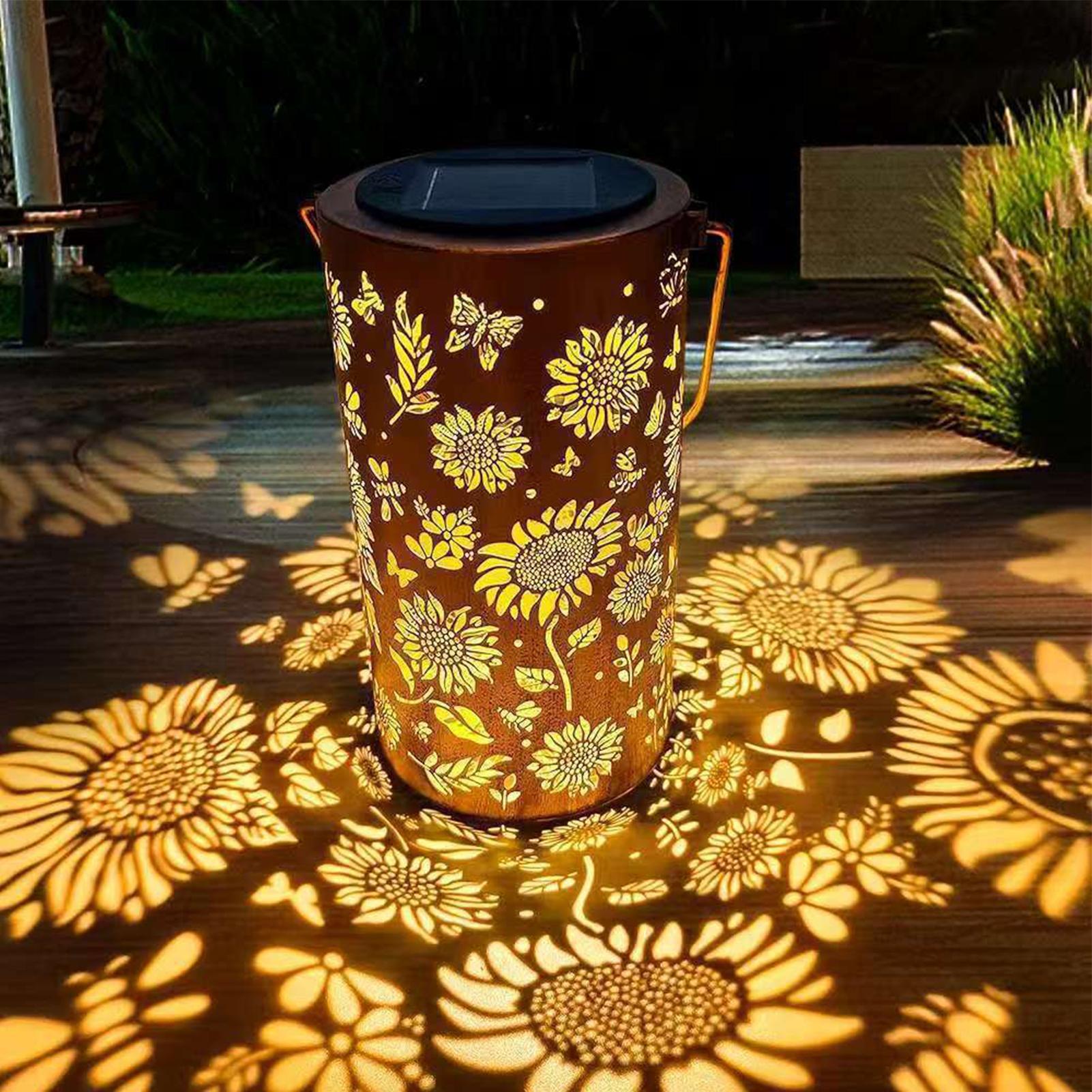 Sunflower Solar Lantern Weathe - مراجعة Outdoor Lighting Tree وسعره