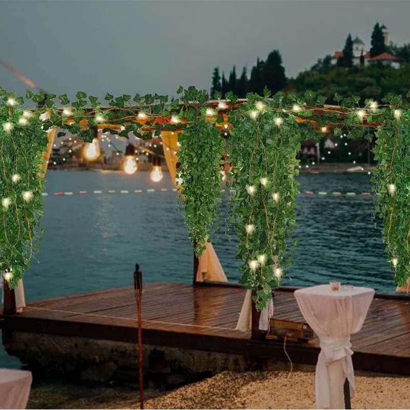 Green Ivy 210cm LED Light Stri - مراجعة Outdoor Lighting Tree وسعره