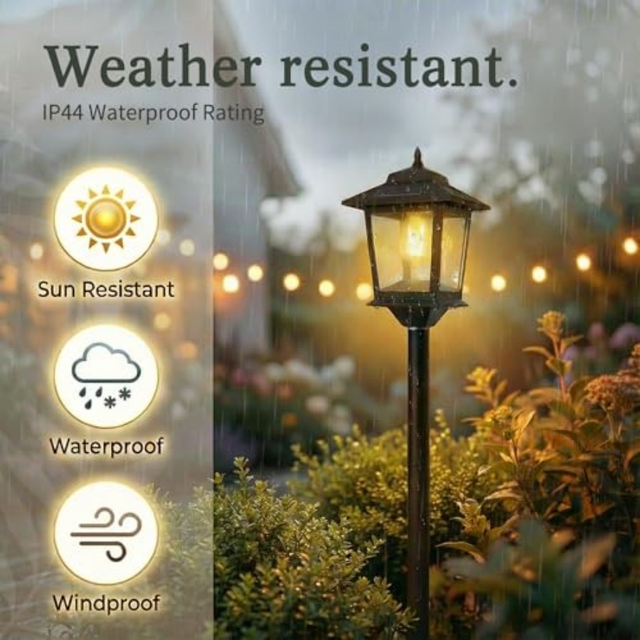 Outdoor Solar Post Lights, 2-P - مراجعة Outdoor Lighting Lamps وسعره