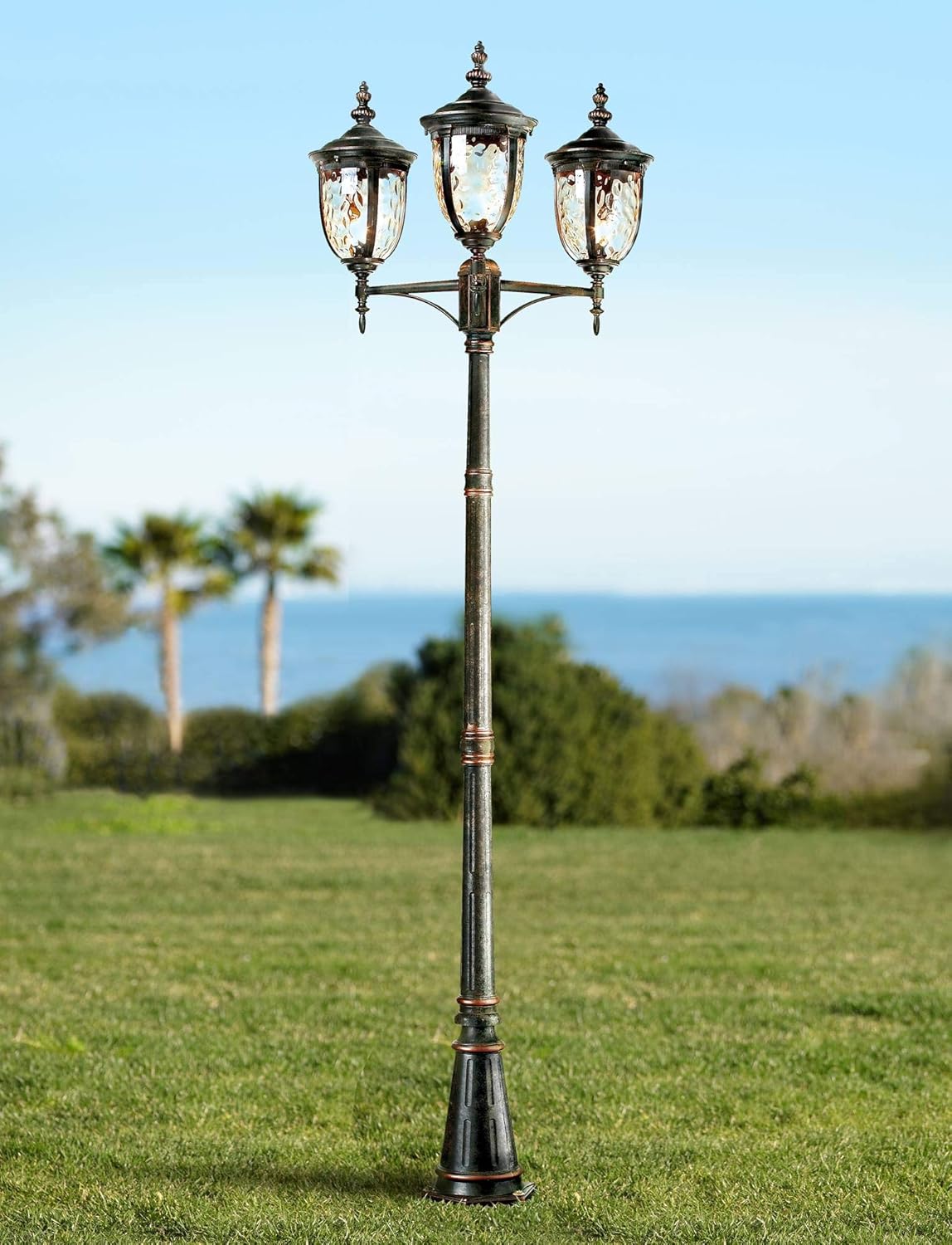Vintage Outdoor Post Light Str - مراجعة Outdoor Lighting Bronze وسعره