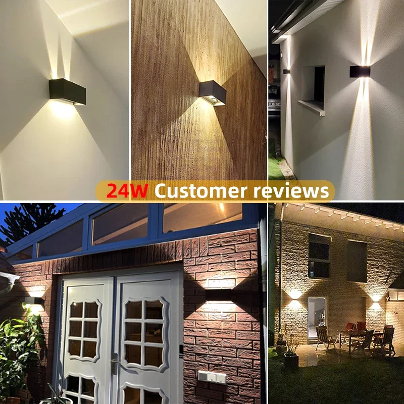 Aluminum LED Wall Lamp Outdoor - مراجعة Outdoor Lighting Bronze وسعره