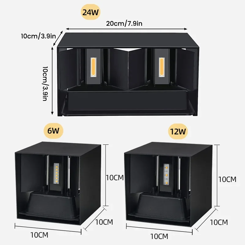 Aluminum LED Wall Lamp Outdoor - مراجعة Outdoor Lighting Bronze وسعره