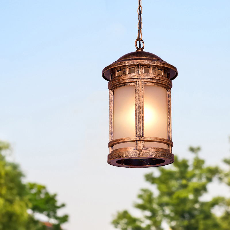 European creative outdoor chan - مراجعة Outdoor Lighting Bronze وسعره