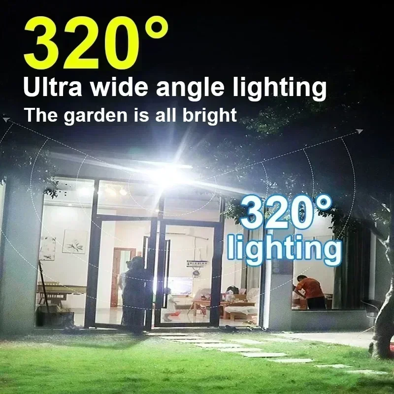 12000LM Powerful Solar Wall La - مراجعة Motion Sensor Outdoor وسعره