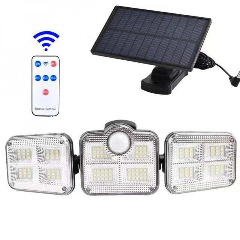 2024 New Release 3-Head LED So - مراجعة Motion Sensor Outdoor وسعره
