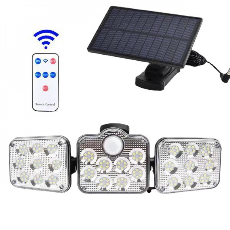 2024 New Release 3-Head LED So - مراجعة Motion Sensor Outdoor وسعره