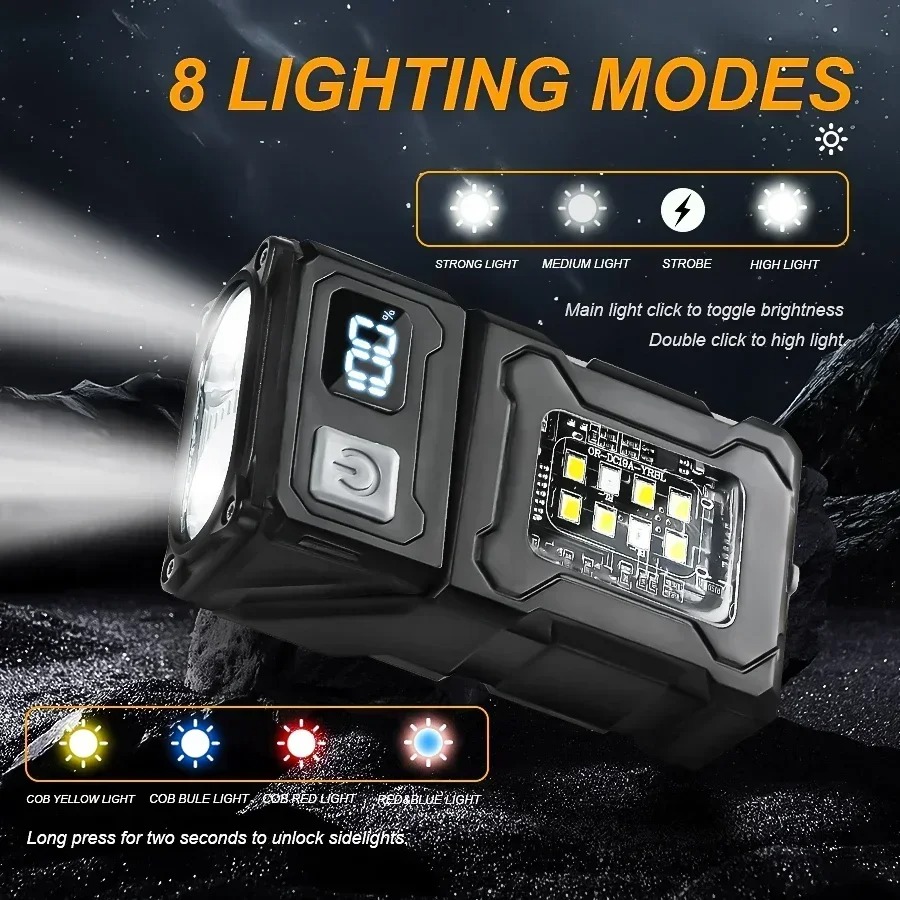 Mini USB Recharge LED Flashlig - مراجعة Outdoor Lighting Nearby وسعره