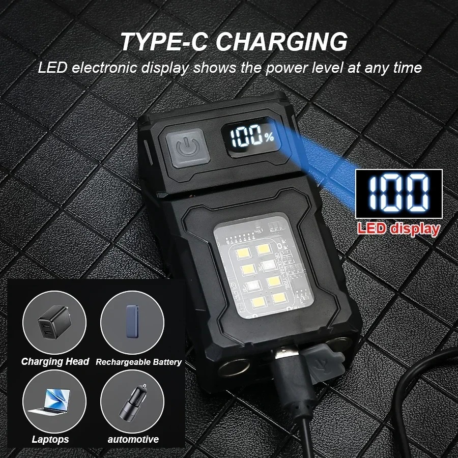 Mini USB Recharge LED Flashlig - مراجعة Outdoor Lighting Nearby وسعره