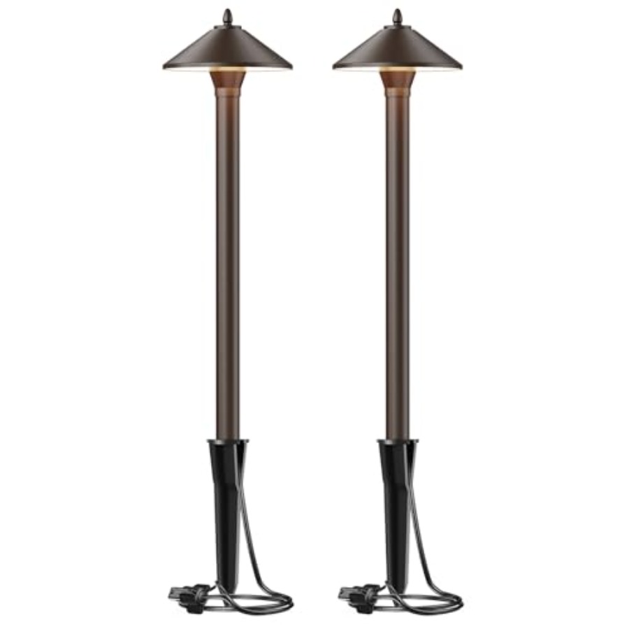 Malibu Low Voltage Pathway Lig - مراجعة Outdoor Lighting Bronze وسعره