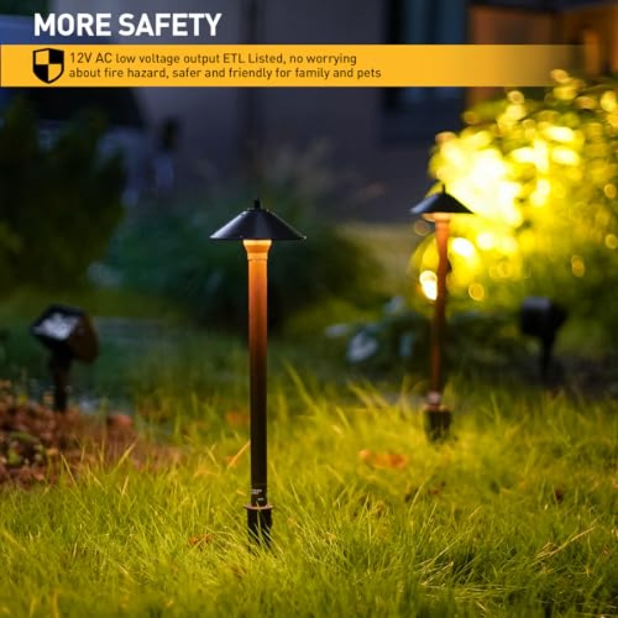 Malibu Low Voltage Pathway Lig - مراجعة Outdoor Lighting Bronze وسعره