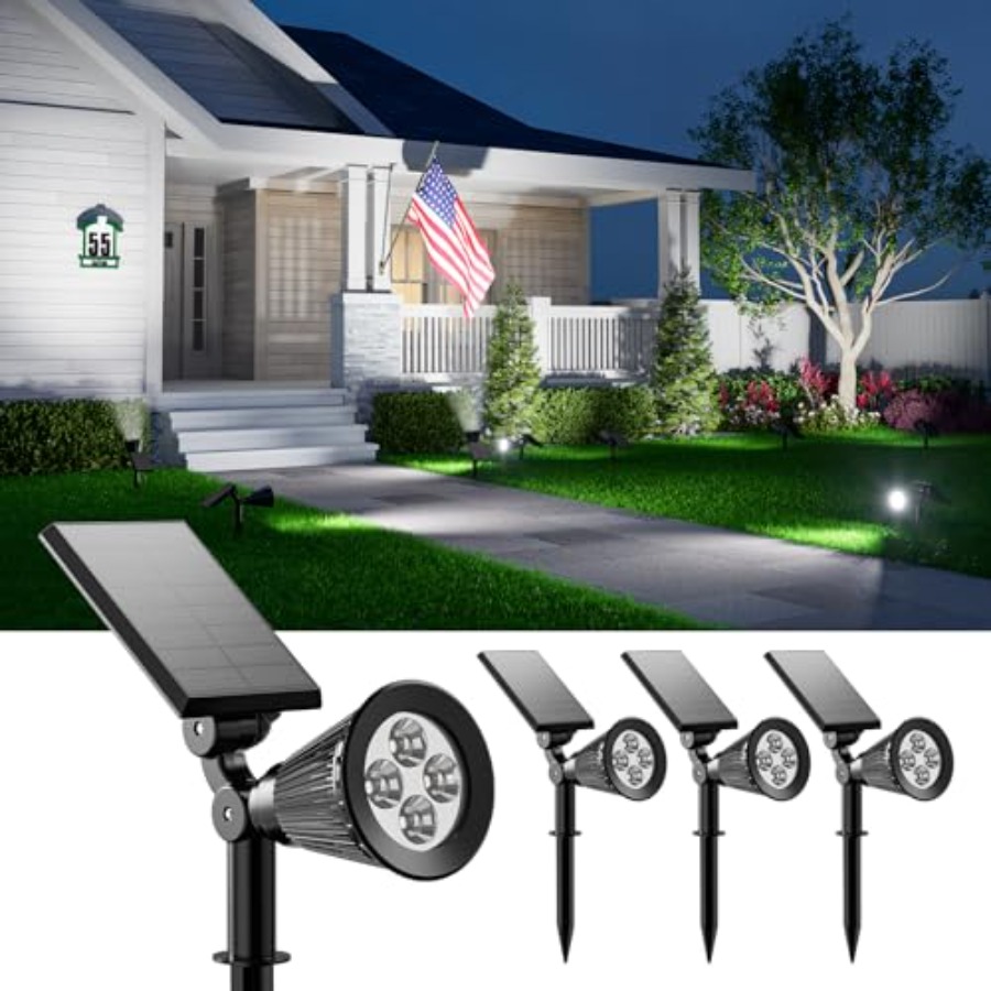 Solar Spotlights Outdoor Water - مراجعة Outdoor Lighting Tree وسعره