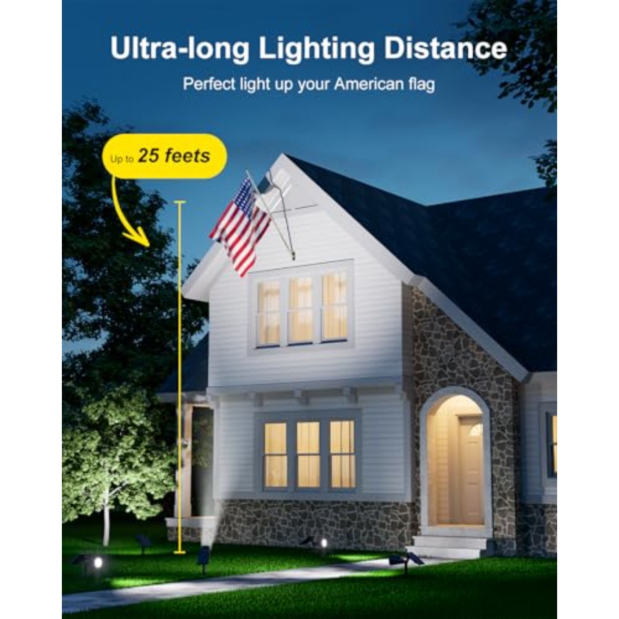 Solar Spotlights Outdoor Water - مراجعة Outdoor Lighting Tree وسعره