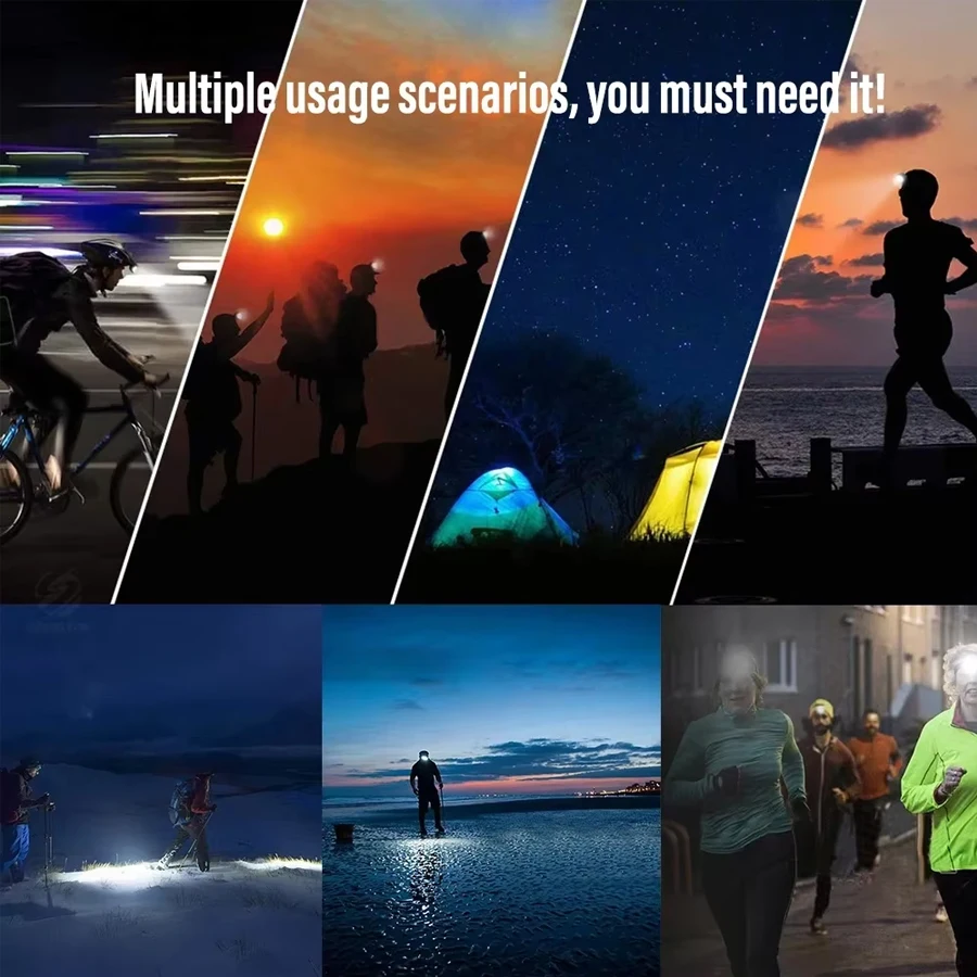 Strong Light Headlamp Portable - مراجعة Motion Sensor Outdoor وسعره