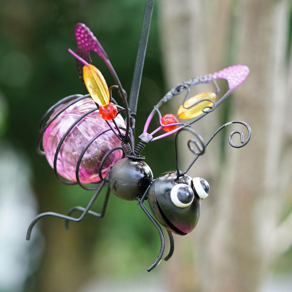 Iron Insect Statue With LED Fa - مراجعة Outdoor Lighting Tree وسعره