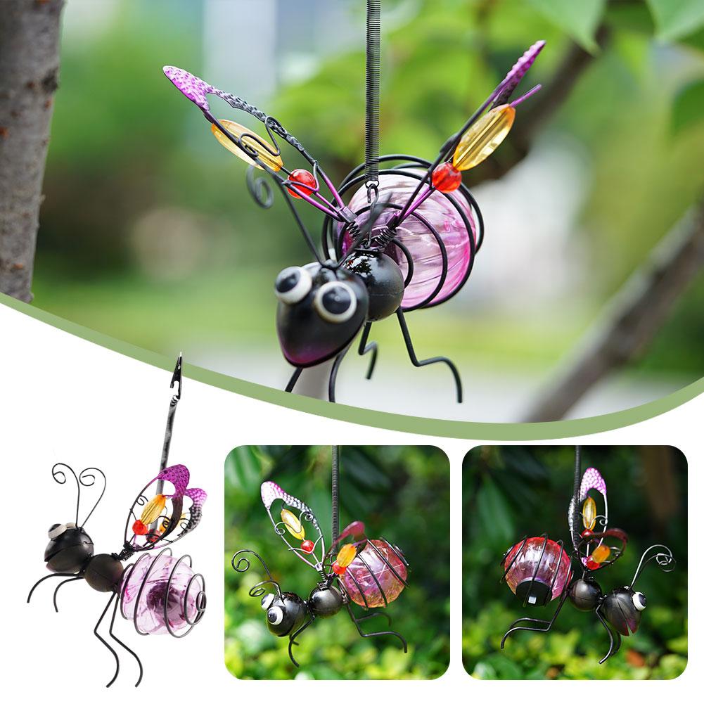 Iron Insect Statue With LED Fa - مراجعة Outdoor Lighting Tree وسعره
