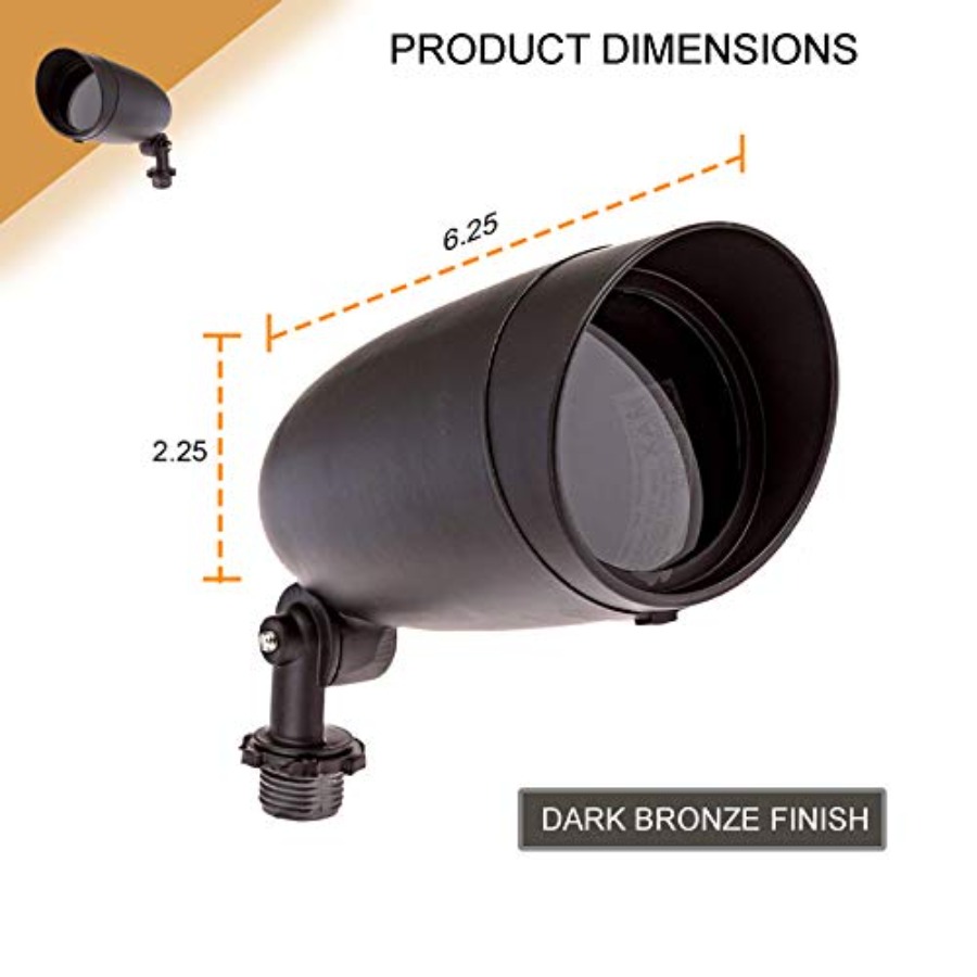 Lighting One Light PAR20 120 V - مراجعة Outdoor Lighting Bronze وسعره