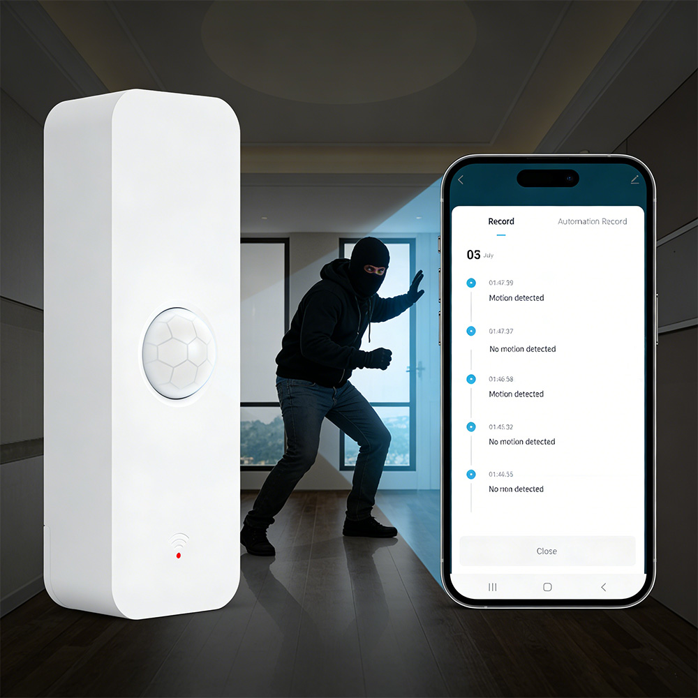 Tuya WiFi Zigbee PIR Motion Se - مراجعة Motion Sensor Outdoor وسعره