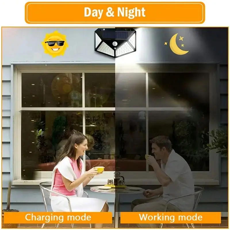 100LED Outdoor Solar Garden Li - مراجعة Outdoor Lighting Lamps وسعره