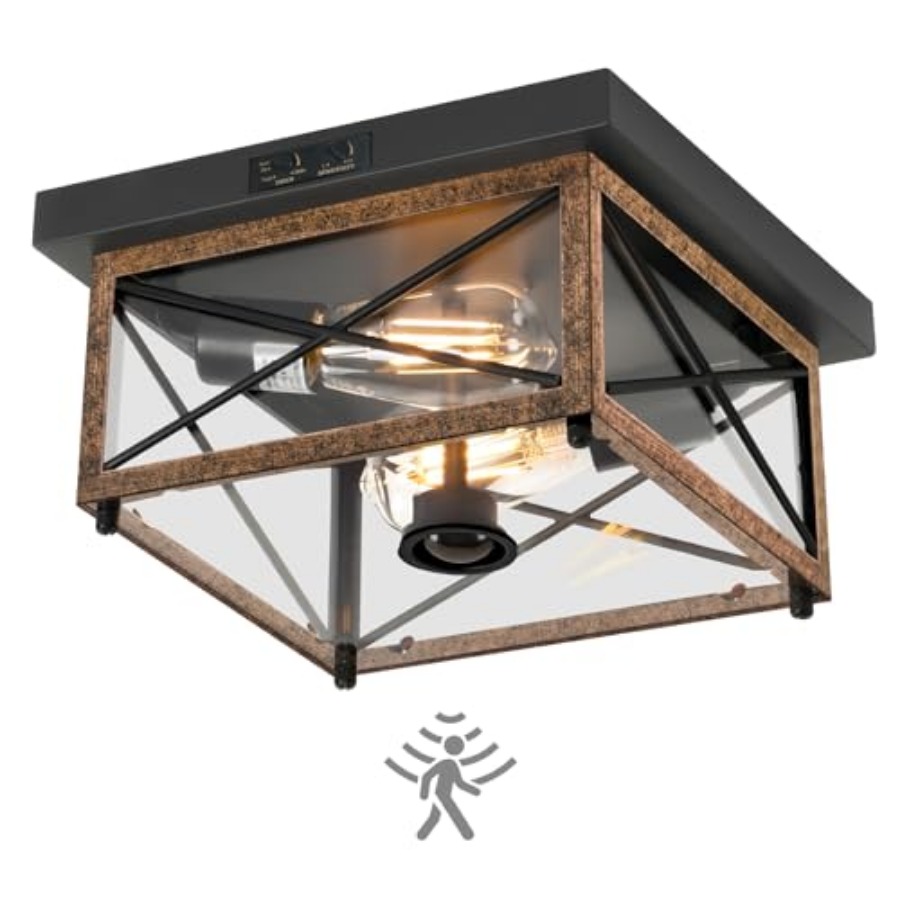 Outdoor Ceiling Light with Mot - مراجعة Motion Sensor Outdoor وسعره