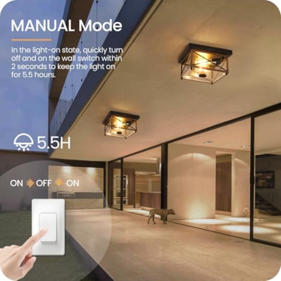 Outdoor Ceiling Light with Mot - مراجعة Motion Sensor Outdoor وسعره
