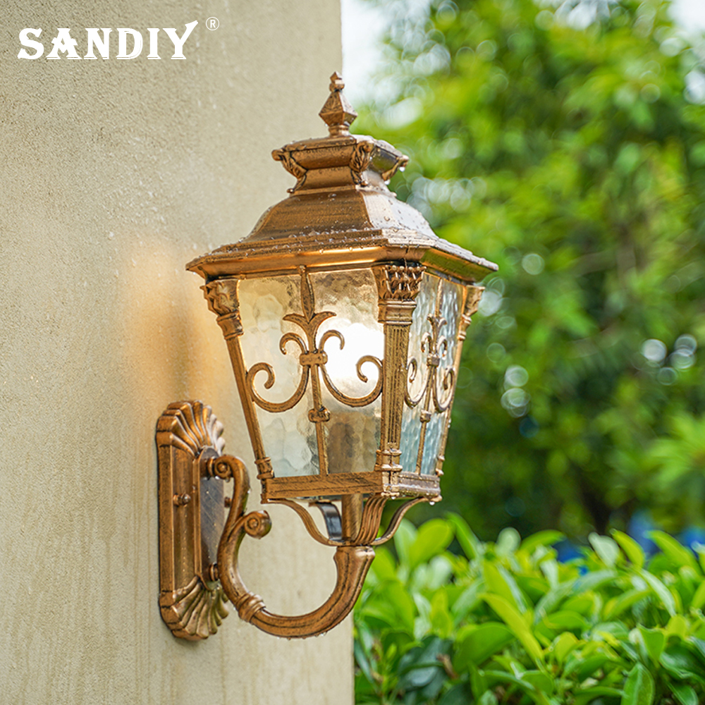 SANDIY Vintage Wall Light Outd - مراجعة Outdoor Lighting Bronze وسعره
