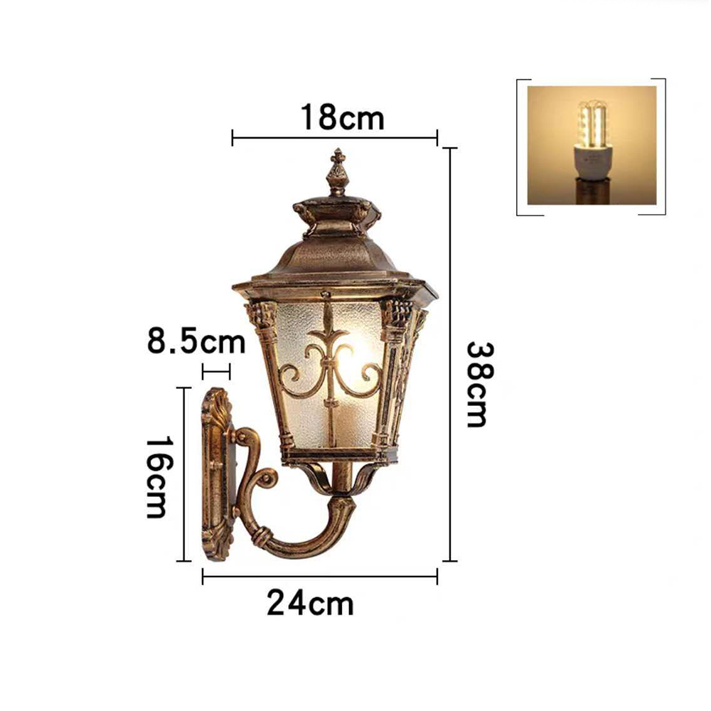 SANDIY Vintage Wall Light Outd - مراجعة Outdoor Lighting Bronze وسعره