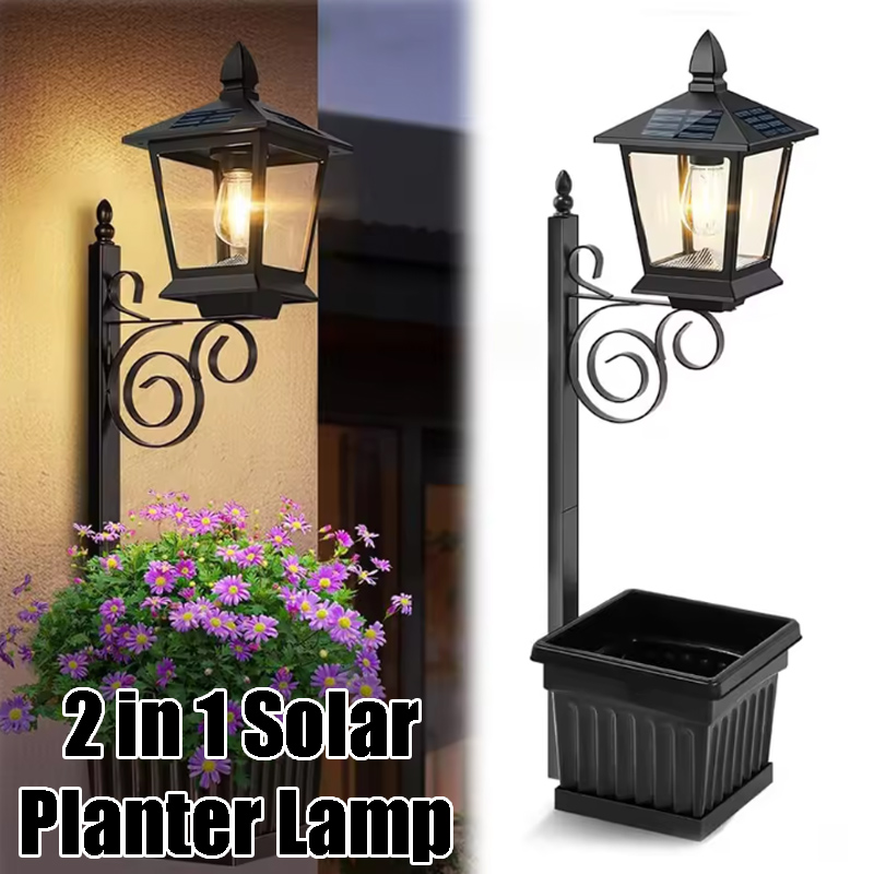 Solar Powered 2-in-1 Flower Po - مراجعة Outdoor Lighting Lamps وسعره