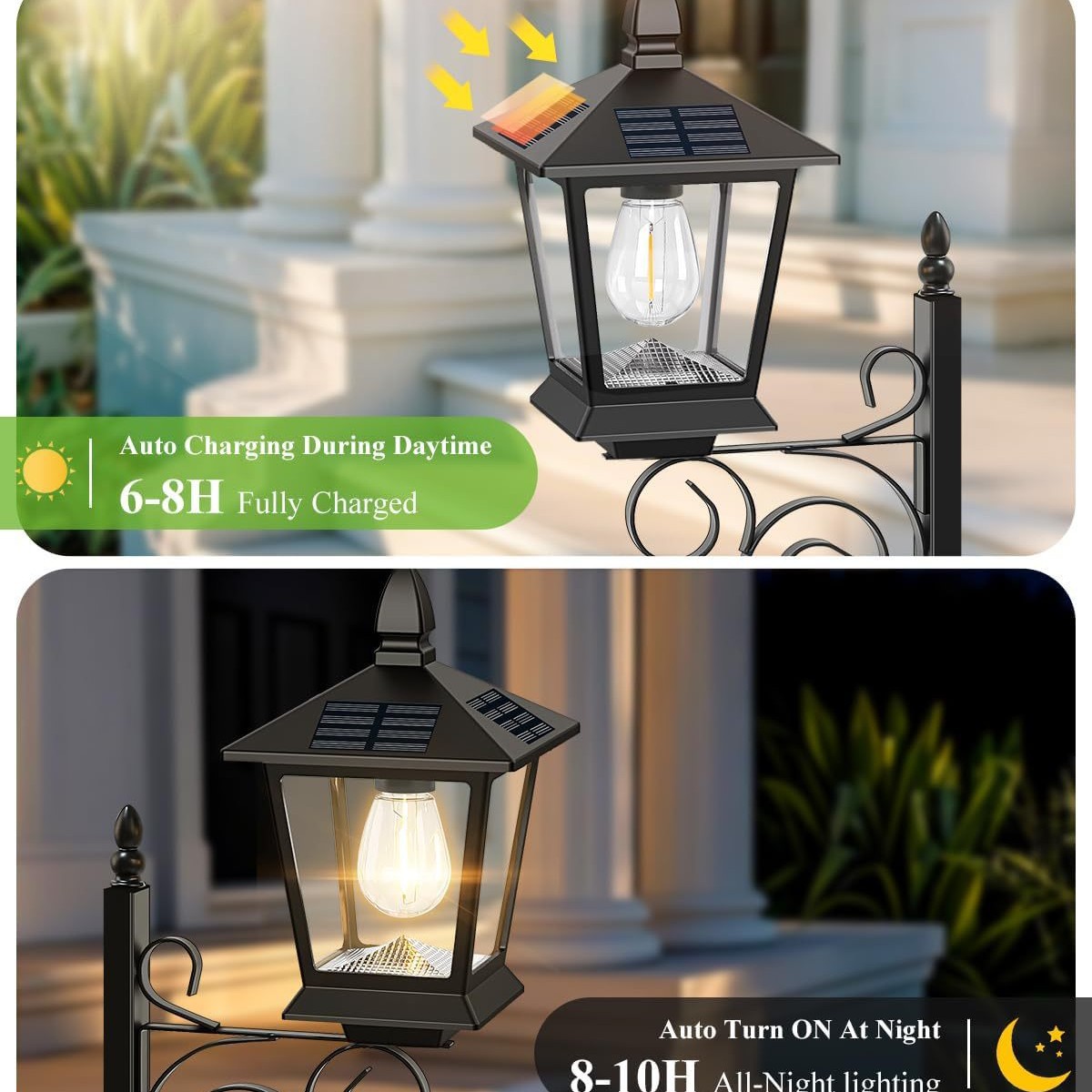Solar Powered 2-in-1 Flower Po - مراجعة Outdoor Lighting Lamps وسعره