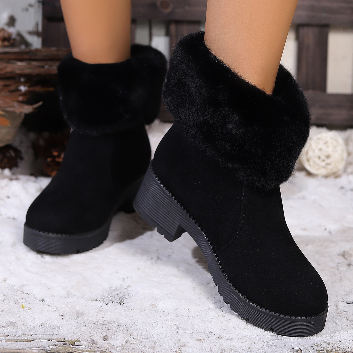 Winter Women Ankle Boots 2025  - مراجعة Outdoor Lighting Round وسعره
