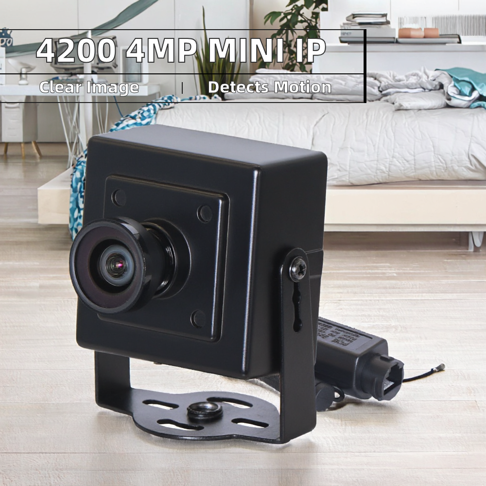 EMV 4200 4MP Mini POE IP Camer - مراجعة Motion Sensor Outdoor وسعره