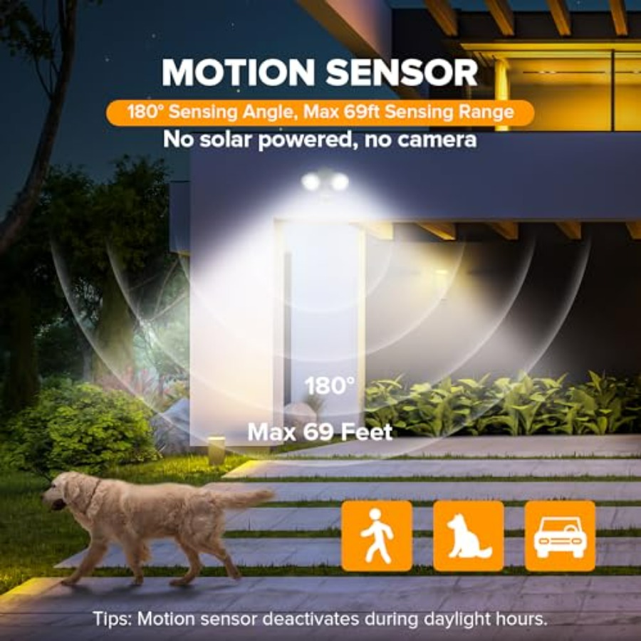 32W 3500 Lumen LED Security Li - مراجعة Motion Sensor Outdoor وسعره