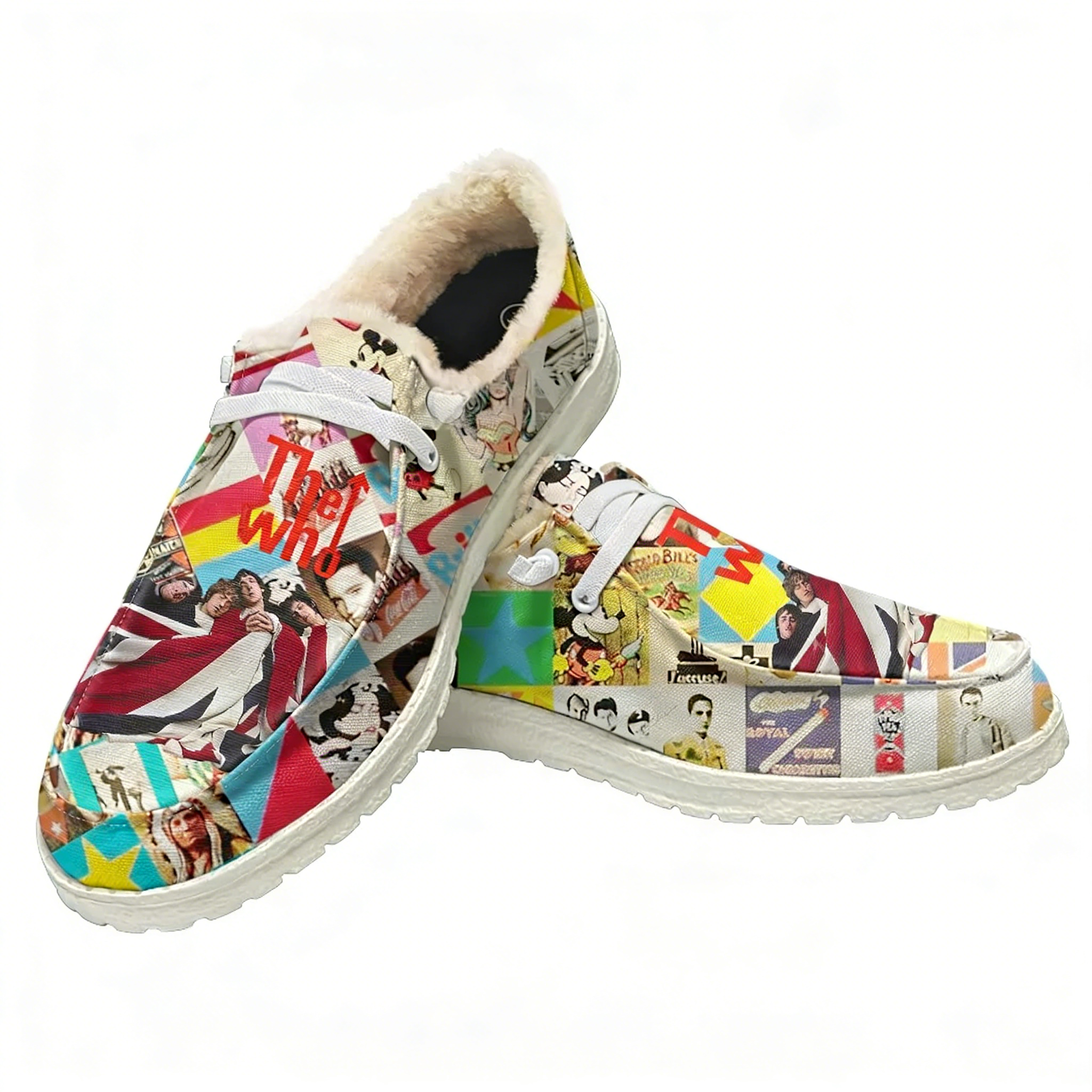 The Who Velvet Flat Shoes Mens - مراجعة Outdoor Lighting Round وسعره