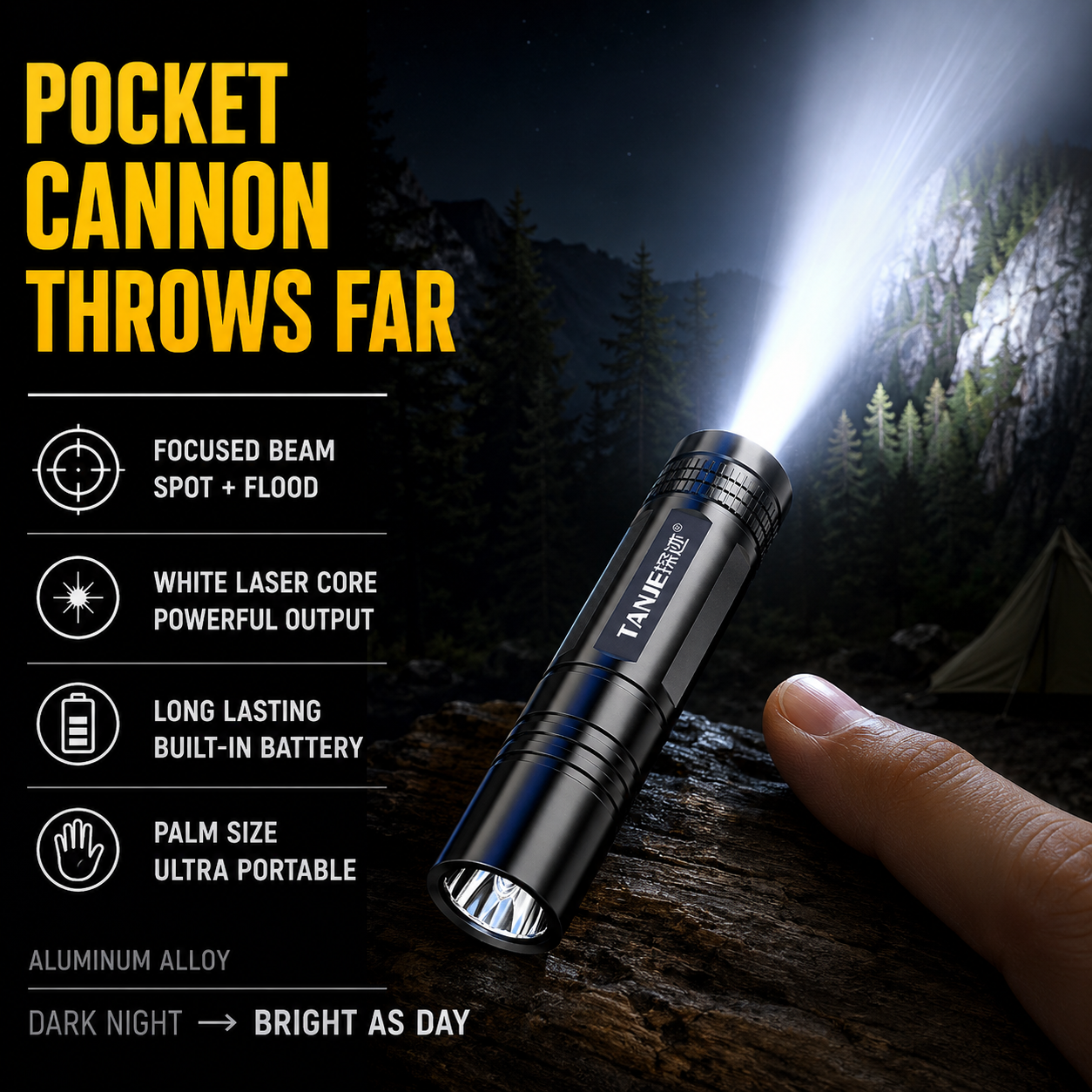 Outdoor Flashlight Small Mini  - مراجعة Outdoor Lighting Nearby وسعره