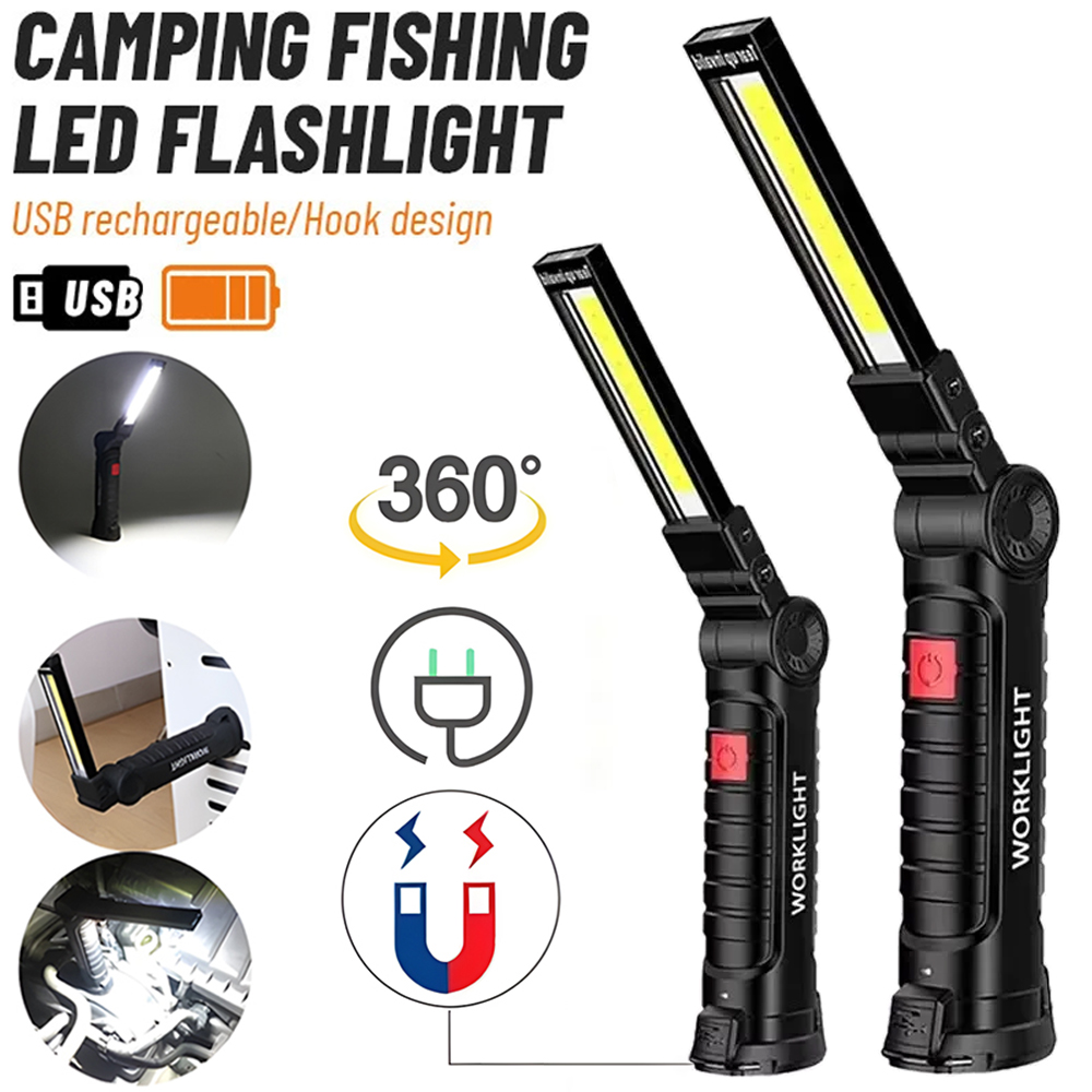 LED COB Flashlight USB Recharg - مراجعة Outdoor Lighting Replacement Bulbs وسعره