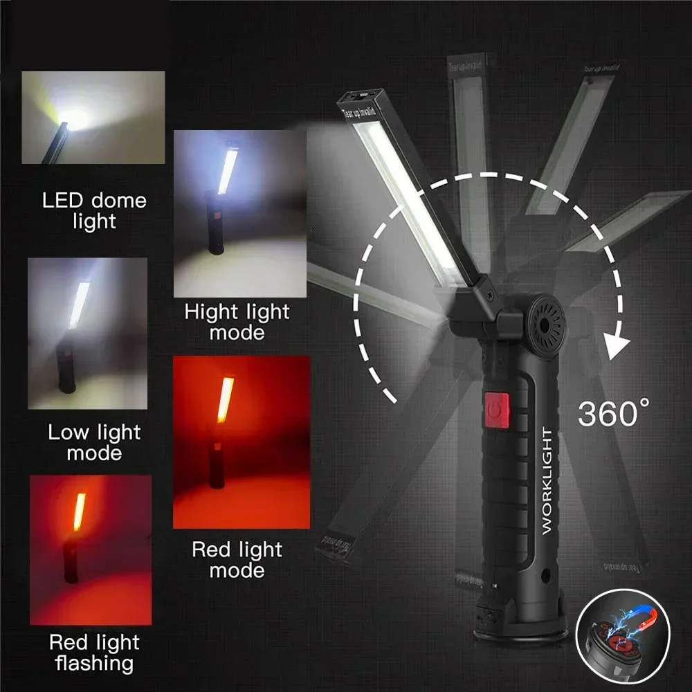 LED COB Flashlight USB Recharg - مراجعة Outdoor Lighting Replacement Bulbs وسعره